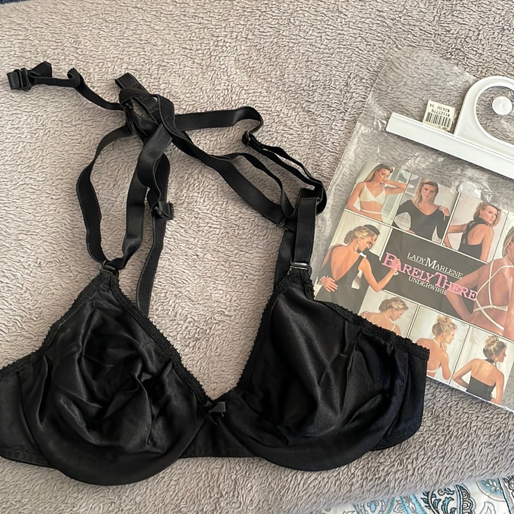 Lady Marlene | Vintage Barely There convertible Bra 34 B/C